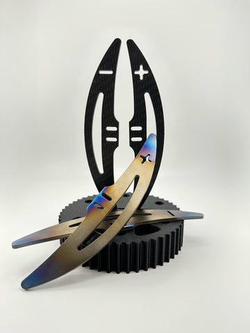 Titanium Paddles for Magnetic Paddle Shifter Kit